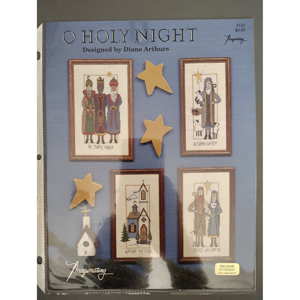 Imaginating O Holy Night Counted Cross Stitch Pattern Booklet 131 Diane Arthurs